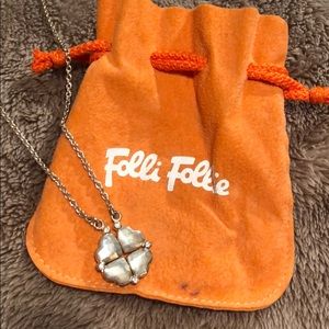 Folli Follie silver heart necklace